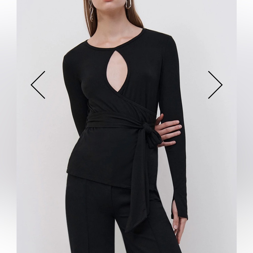 New Jonathan Simkhai Jeneen Wrap Top